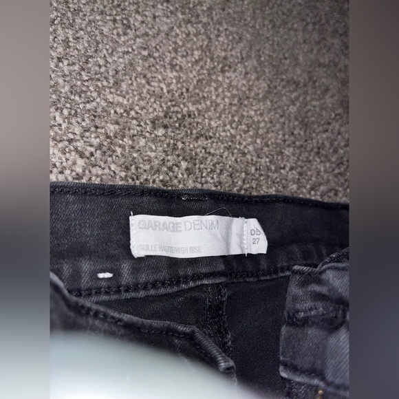 Garage Black High Rise Jeans - Picture 2 of 3
